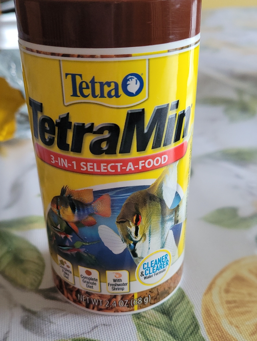Min Fish Food - Yellow/Brown